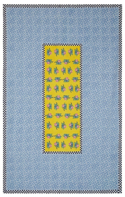 Tiles Yellow Cotton Cloth - 220x350 | Lisa Corti - Bon Ton goods