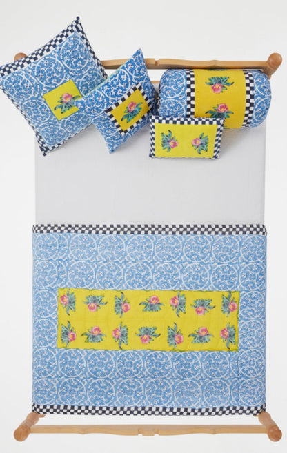Tiles Yellow - Pillow Cushion Cover 60x60 | Lisa Corti - Bon Ton goods