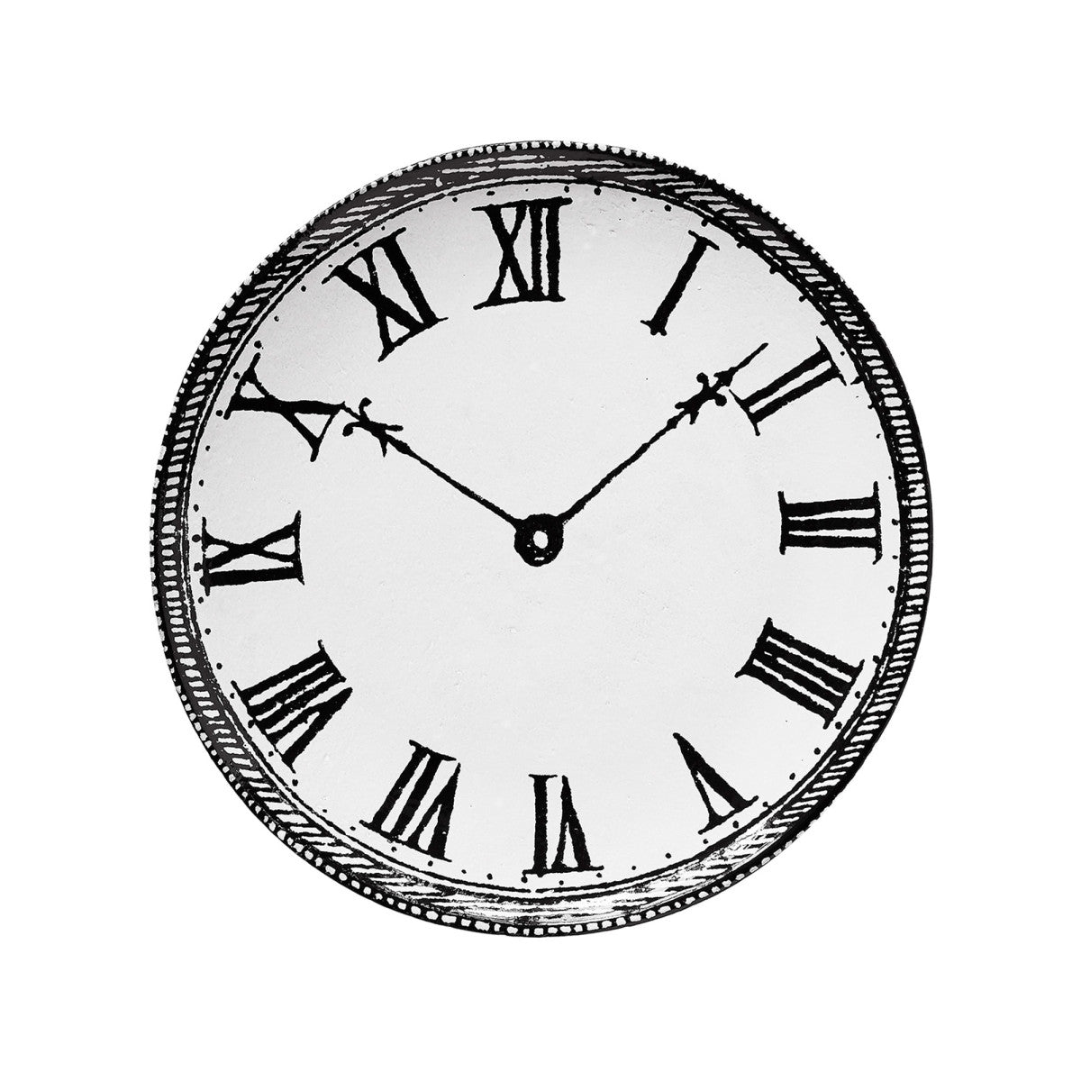 John Derian Timepiece Dessert Plate, set of 6 by Astier de Villatte, official product view