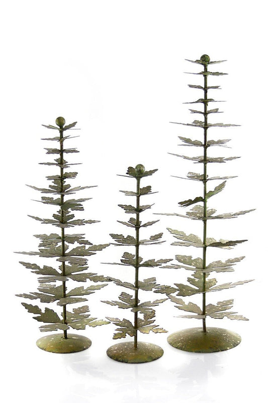 Tin Conifers - Christmas Decoration - Bon Ton goods