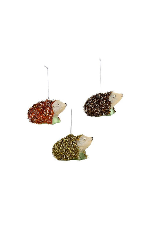 Tinsel Hedgehog - Gold | Christmas Ornament - Bon Ton goods