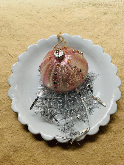 Tinsel Jellyfish Ornament | Christmas Ornament - Bon Ton goods