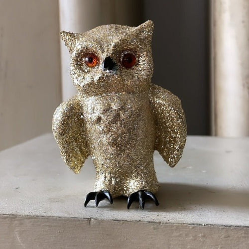 Tiny Glitter Owl - Gold/Silver - Bon Ton goods