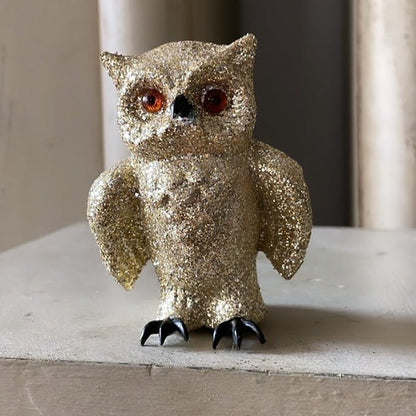 Tiny Glitter Owl - Gold/Silver | Ino Schaller - Bon Ton goods