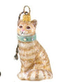 Tiny Kitten - Orange And White Striped Christmas Ornament - Bon Ton goods