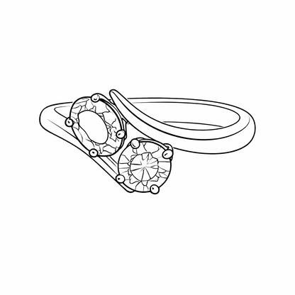 Toi et Moi Ring | Mikkel Brøgger: Exclusive Pre-Order - Bon Ton goods