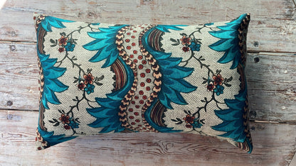 Torrent Cushion | Antoinette Poisson Linen Cushion – Domino Paper Design - Bon Ton goods
