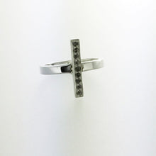 Load image into Gallery viewer, Torto Ring with Grey Diamonds - Bon Ton goods
