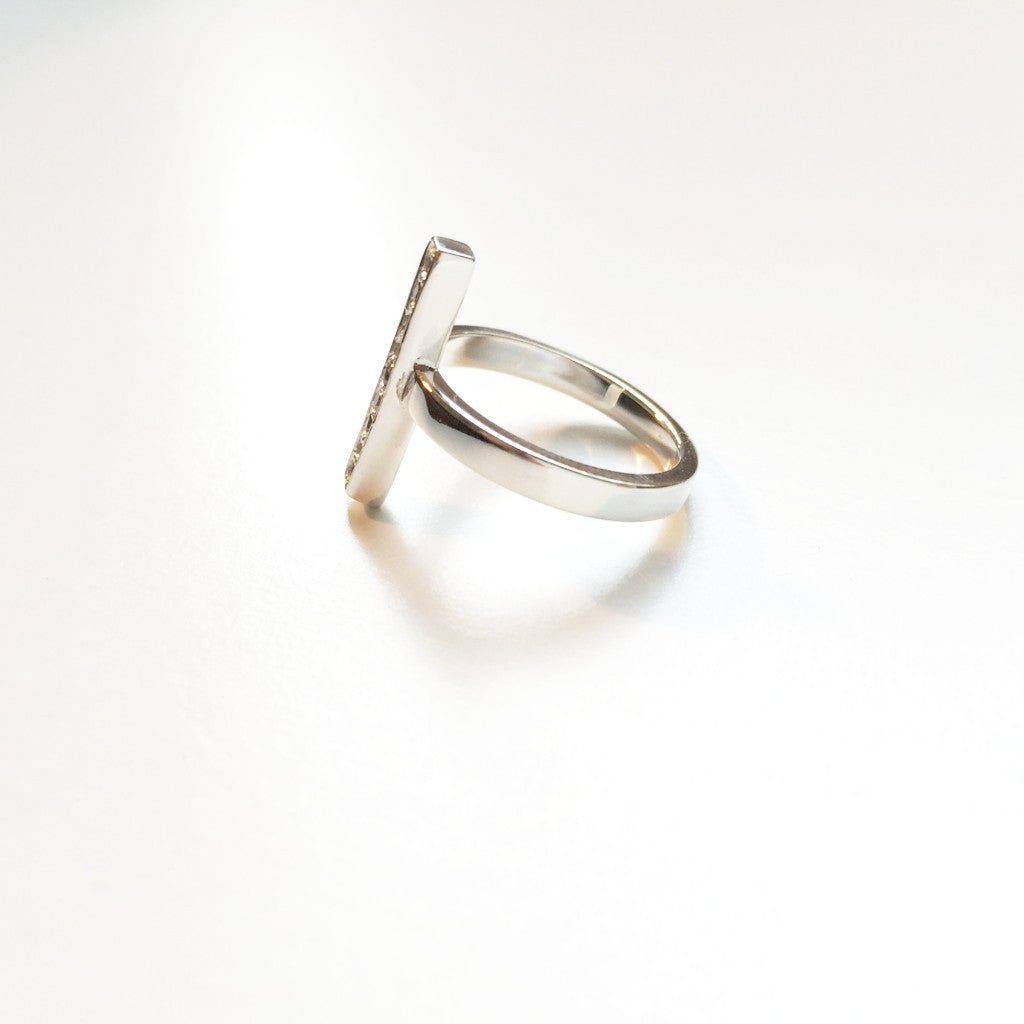 Torto Ring with Grey Diamonds - Bon Ton goods