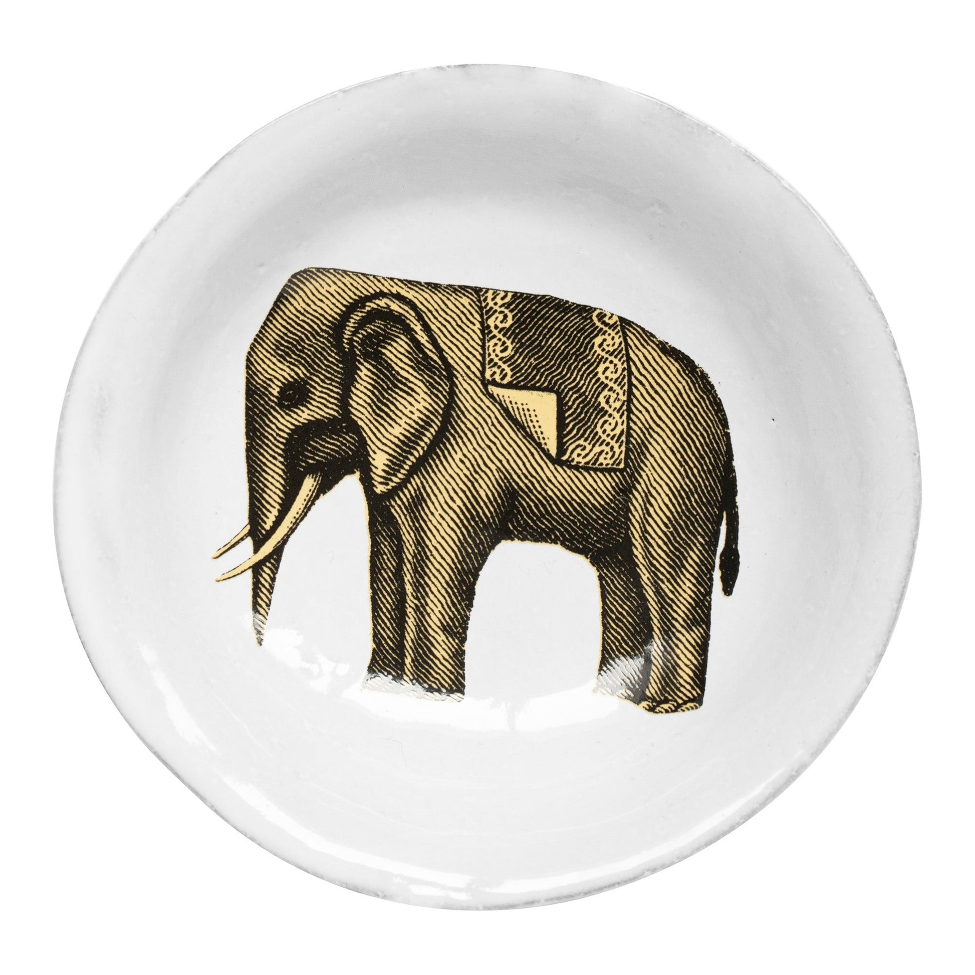 Toy Elephant Small Dish | Astier de Villatte: Exclusive Pre-Order Item - Bon Ton goods