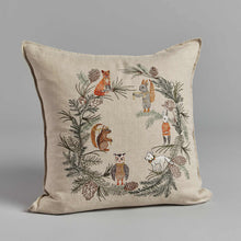Load image into Gallery viewer, Tree Trimmers Wreath Pillow - Bon Ton goods
