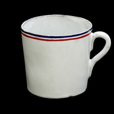 Tricolore Cup, Commune de Paris, Set of 3 | Astier de Villatte: Exclusive Pre-Order Item - Bon Ton goods