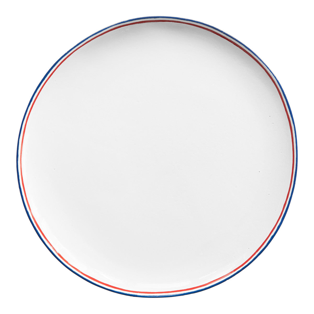 Commune de Paris Tricolore Large Plate, set of 6 by Astier de Villatte, official product view