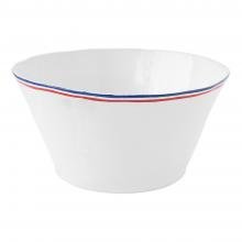 Tricolore Salad Bowl | Astier de Villatte: Exclusive Pre-Order Item - Bon Ton goods