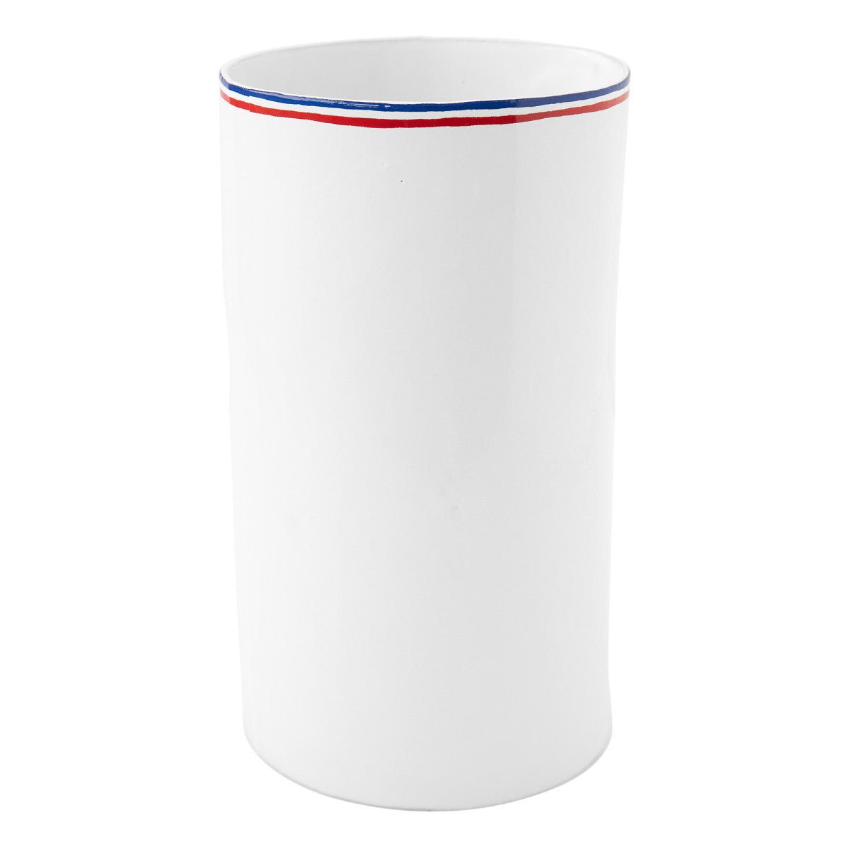 Tricolore Vase Tube by Astier de Villatte, view 1