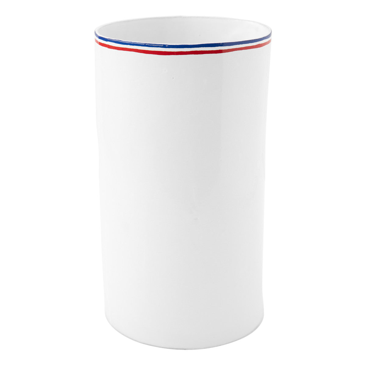 Tricolore Vase Tube by Astier de Villatte