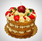 Triple Layer Cake Wax Candle | Cereria Introna - Bon Ton goods