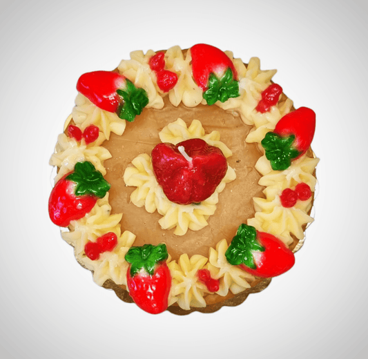 Triple Layer Cake Wax Candle | Cereria Introna - Bon Ton goods