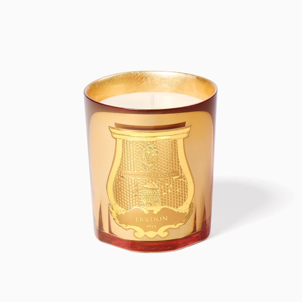 Trudon Galerie des Flammes 270 g Christmas 2026 candle in gold mirror glass