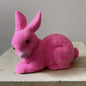 True Pink Beaded Small Bunny Lying | Ino Schaller - Bon Ton goods