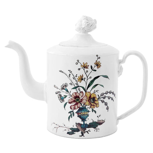 Trumpet Vine Teapot, John Derian | Astier de Villatte: Exclusive Pre-Order Item - Bon Ton goods