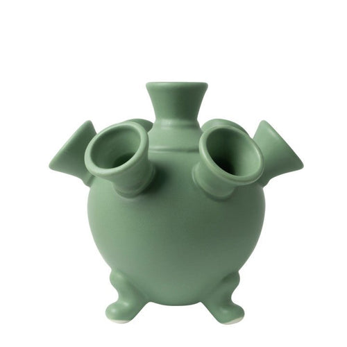 Tulip Vase on Legs Green- Large - Bon Ton goods