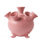 Tulip vase on legs pink large KLEI | Heinen Delfts Blauw - Bon Ton goods