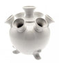 Tulip Vase on Legs White - Small | Heinen Delfts Blauw - Bon Ton goods