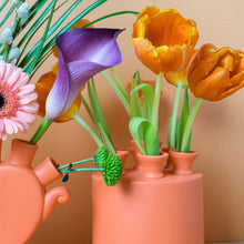 Load image into Gallery viewer, Tulip Vase Orange KLEI Cylinder - Bon Ton goods
