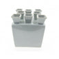 Tulip Vase White Square | Heinen Delfts Blauw - Bon Ton goods