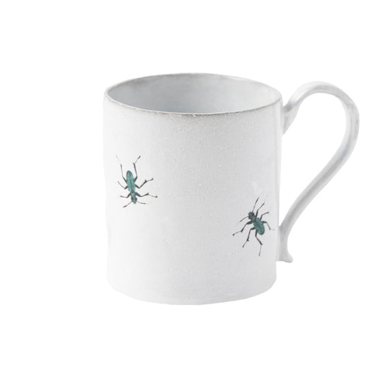 Two Beetles Mug, John Derian, set of 3 by Astier de Villatte