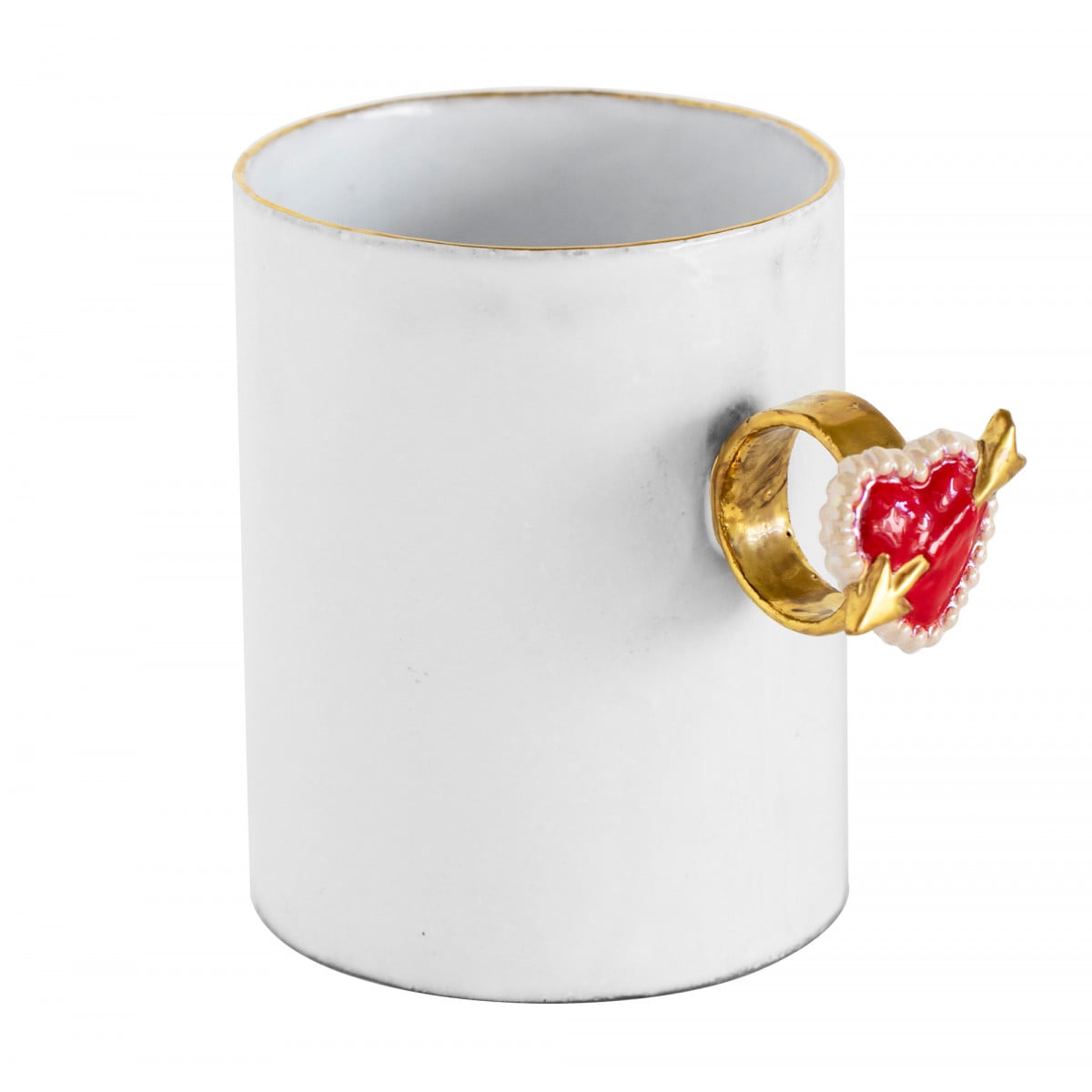 Pink Flower Ring Cup, Serena Carone by Astier de Villatte, official product view 7