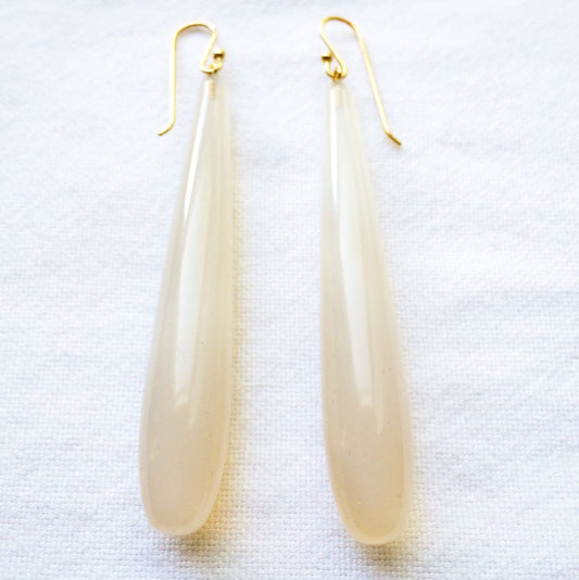 Vanilla Quartz Drop Earrings | Mikkel Brøgger - Bon Ton goods
