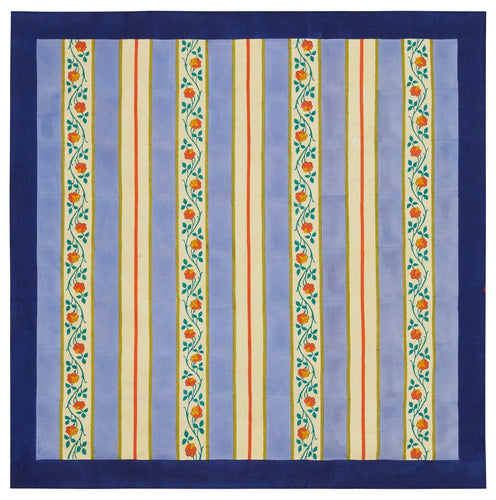Varanasi Stripes Pervinch - Cotton Cloth - Bon Ton goods