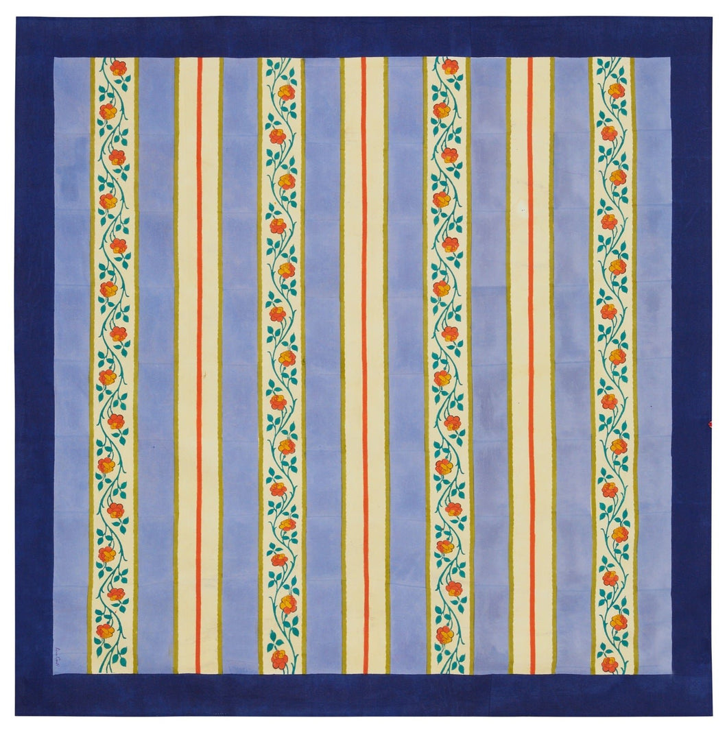Varanasi Stripes Pervinch - Cotton Cloth - Bon Ton goods