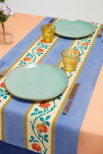 Load image into Gallery viewer, Varanasi Stripes Pervinch - Table Runner Lisa Corti - Bon Ton goods
