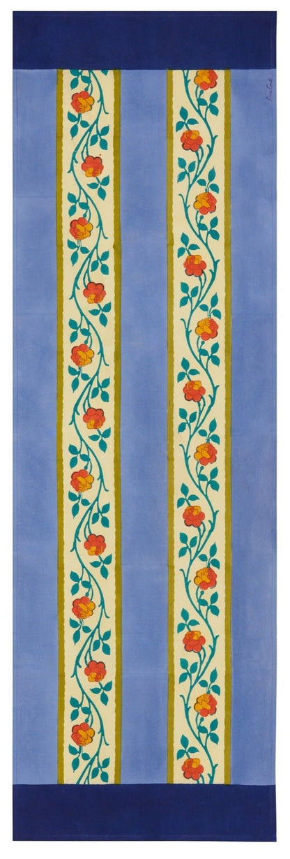 Varanasi Stripes Pervinch - Table Runner | Lisa Corti - Bon Ton goods