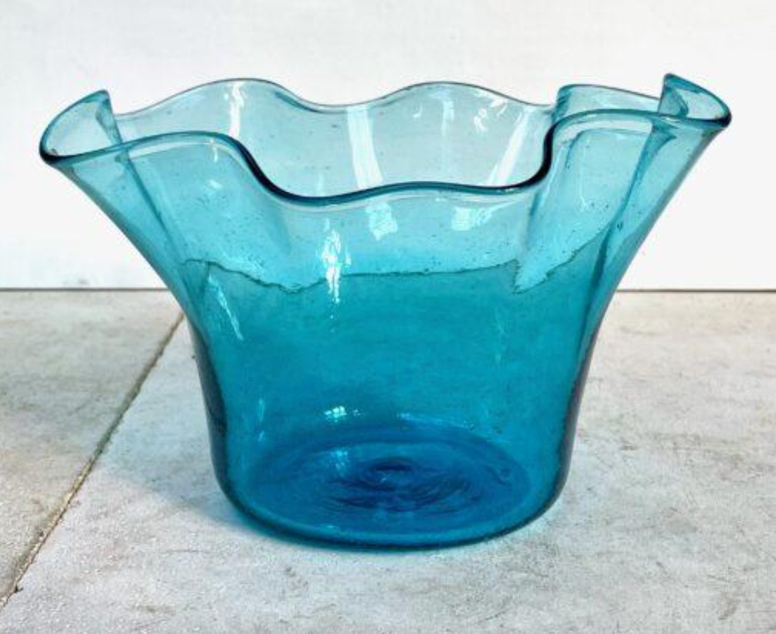 Vase Foulard Turquoise - Bon Ton goods