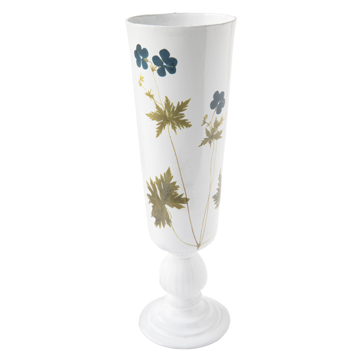 Blue Geranium Vase by Astier de Villatte, official product view 1