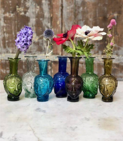 Vase Tete Turquoise | La Soufflerie - Bon Ton goods