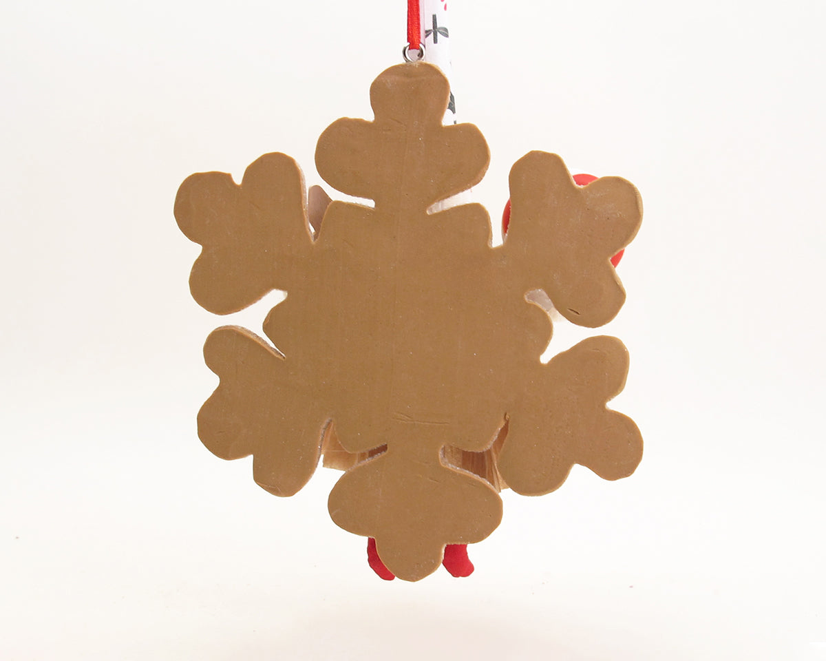 Peppermint Gingerbread Girl Orn — view 2