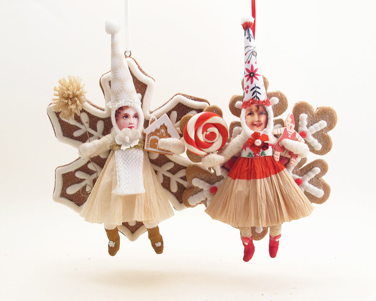 Peppermint Gingerbread Girl Orn — view 4