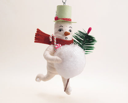 Snowball Snowman Ornament — view 1