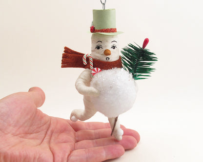 Snowball Snowman Ornament — view 3