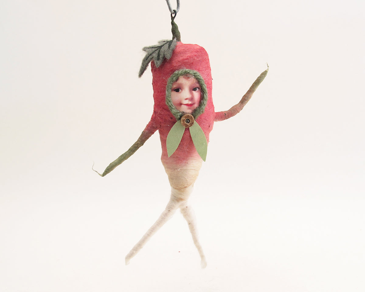 Radish Person Ornament — view 1