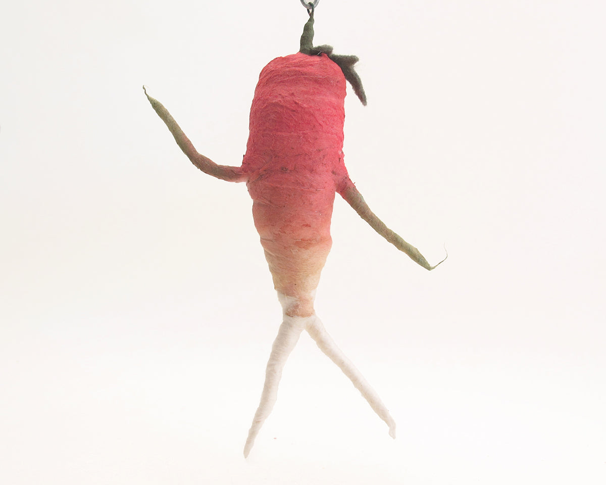 Radish Person Ornament — view 2