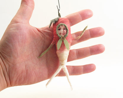 Radish Person Ornament — view 4