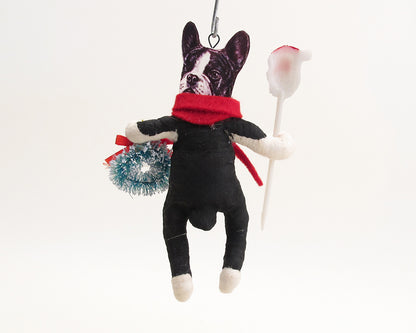 Christmas Frenchie Ornament — view 2