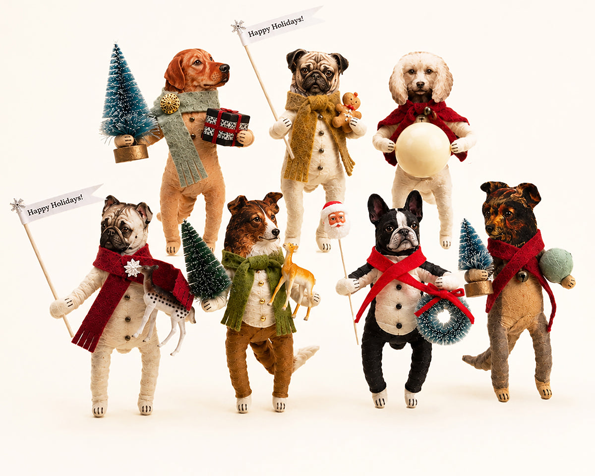 Christmas Frenchie Ornament — view 4