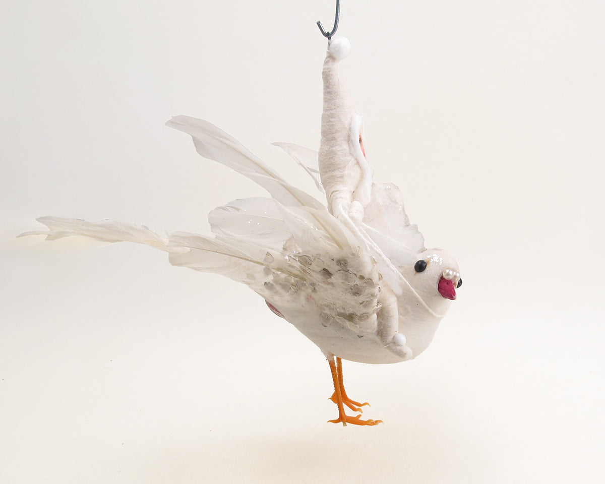 Vintage Dove Rider Ornament — view 4